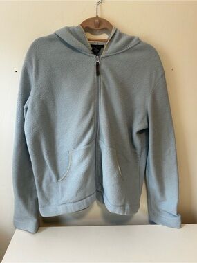 GAP Pale Blue Hooded Fleece Zip Hoodie